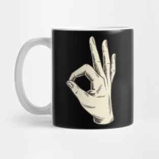 Ok Hand Simple Mug